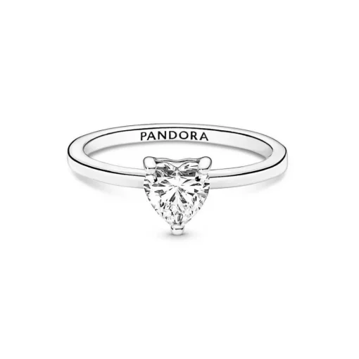 Bague Solitaire Pandora Timeless - Cœur Scintillant