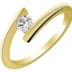 Bague Stella Prestige DPSSOL1715J9 - Bague Solitaire Or Jaune Femme