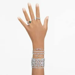 Bague Swarovski Classic Jewelry VITTORE-XL-CZWH-RHS - Bague Acier Sertie Femme