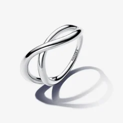Bague Symbole de l’Infini Organique Argent