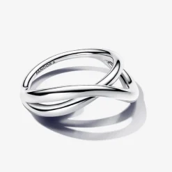 Bague Symbole de l’Infini Organique Argent