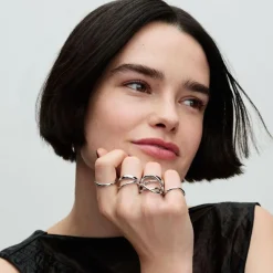 Bague Symbole de l’Infini Organique Argent