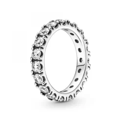 Bague Éternité cristaux blanc Pandora Timeless