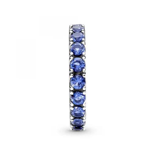 Bague Éternité cristaux bleu Pandora Timeless