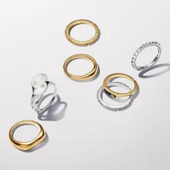 Bague Texture et Pierres Pandora ME Argent