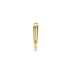 Bague Ti Sento - 12329ZY Argent Doré Et Oxyde De Zirconium Carré PM