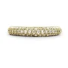 Bague Ti Sento 12105ZY - Bague Argent Anneau Pavé Doré Femme