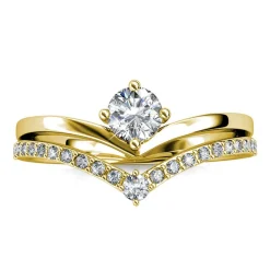 Bague Zinnia Or