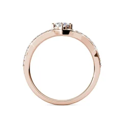 Bague Zinnia Or Rose