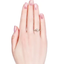 Bague Zinnia Or Rose
