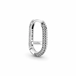 Boucle d'oreille pavée Link Pandora ME