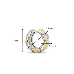 Boucle d'oreille Ti Sento 7884ZY-H - Argent, plaqué or