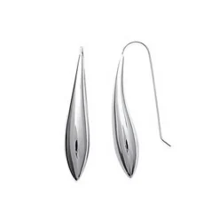 Boucle d'oreilles Pendantes femme argent rhodié - W3UZ400