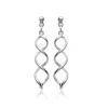 Boucle d'oreilles Pendantes femme argent rhodié - W3W3Y00