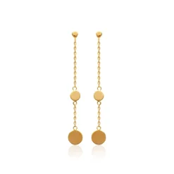 Boucle d'oreilles Pendantes femme plaqué or - Y54UW00