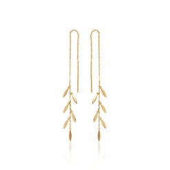 Boucle d'oreilles Pendantes femme plaqué or - Y545V00