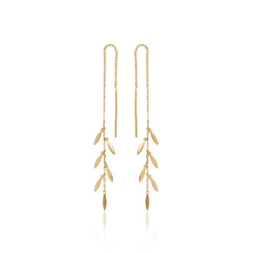 Boucle d'oreilles Pendantes femme plaqué or - Y545V00