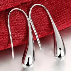 Boucle d'oreilles Pendantes femme argent rhodié - W3UZ400
