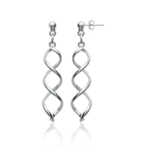 Boucle d'oreilles Pendantes femme argent rhodié - W3W3Y00