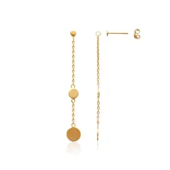 Boucle d'oreilles Pendantes femme plaqué or - Y54UW00