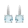 Boucles d'oreille femme argent rhodié - Z550U60