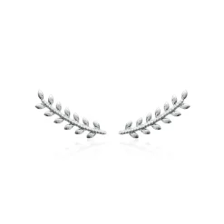 Boucles d'oreille femme argent rhodié - W5ZWU00