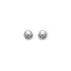 Boucles d'oreille femme argent rhodié boules - W0Y403Y3