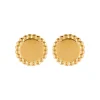 Boucles d'oreille femme plaqué or - Y55W300