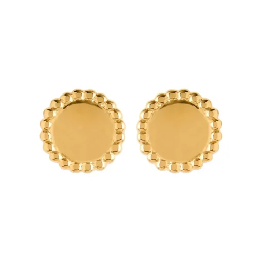 Boucles d'oreille femme plaqué or - Y55W300