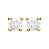 Boucles d'oreille femme plaqué or - Y5055Z03