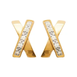 Boucles d'oreille femme plaqué or - Y3Y6UZZ