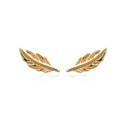 Boucles d'oreille femme plaqué or - Y530300