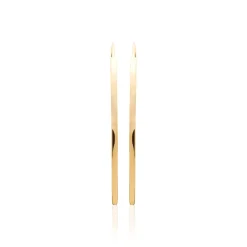 Boucles d'oreille femme plaqué or - Y543500