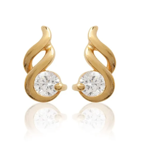 Boucles d'oreille femme plaqué or - Y4363Z0