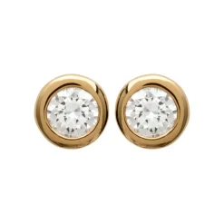 Boucles d'oreille femme plaqué or - Y5ZZ5Z04