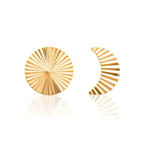 Boucles d'oreille femme plaqué or - Y54U300
