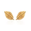 Boucles d'oreille femme plaqué or - Y54WZ00