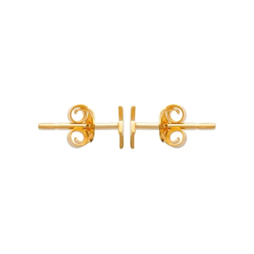 Boucles d'oreille femme plaqué or etoile 5 branches - Y44Z0