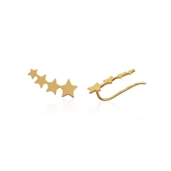 Boucles d'oreille femme plaqué or - Y5YYY00