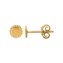 Boucles d'oreille femme plaqué or - Y55W300