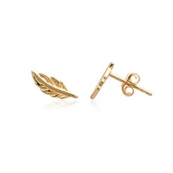 Boucles d'oreille femme plaqué or - Y530300