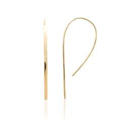Boucles d'oreille femme plaqué or - Y543500