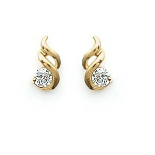 Boucles d'oreille femme plaqué or - Y4363Z0