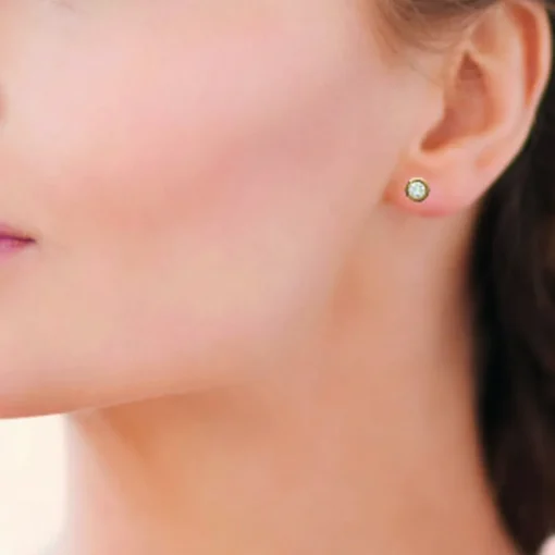 Boucles d'oreille femme plaqué or - Y5ZZ5Z04