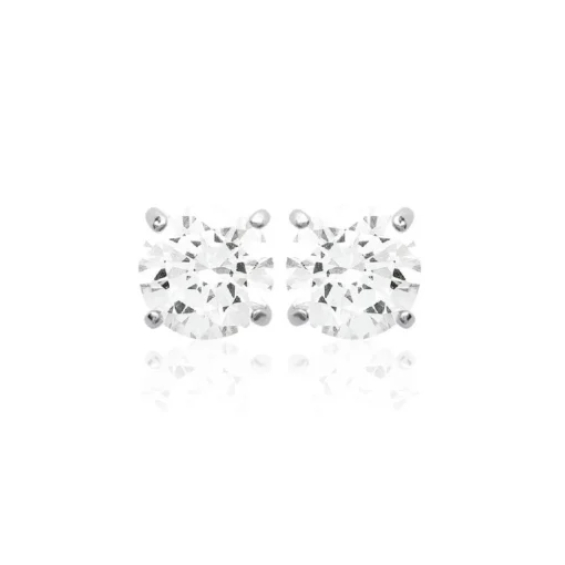 Boucles d'oreille mixte argent rhodié - Z5055Z05