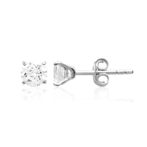 Boucles d'oreille mixte argent rhodié - Z5055Z05