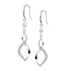 Boucles d'oreilles Lotus Silver Glam - LP3690-4-1