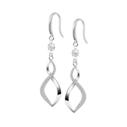 Boucles d'oreilles Lotus Silver Glam - LP3690-4-1