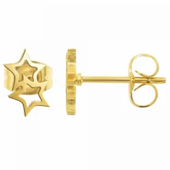 Boucles d'oreilles Angèle M - B2325-DORE Acier Doré