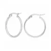 Boucles d'oreilles Angèle M - B2262-ARGENT Acier Argent